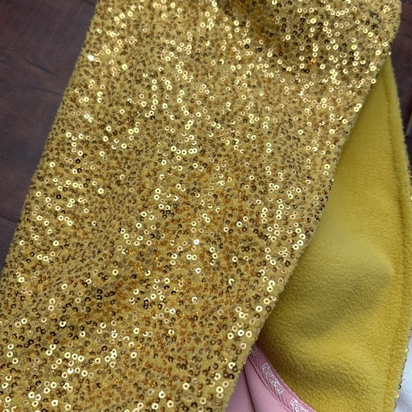 Halloween costume champagne sweater zip up tipsy elves size Small - Picture 5 of 7